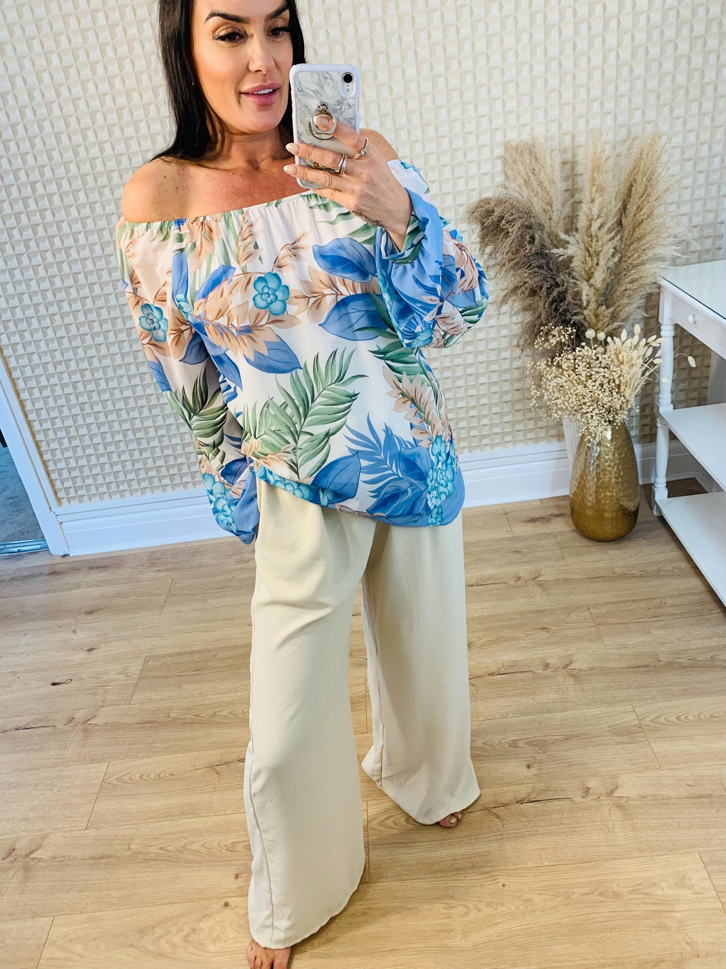 Fern & Flowers Top