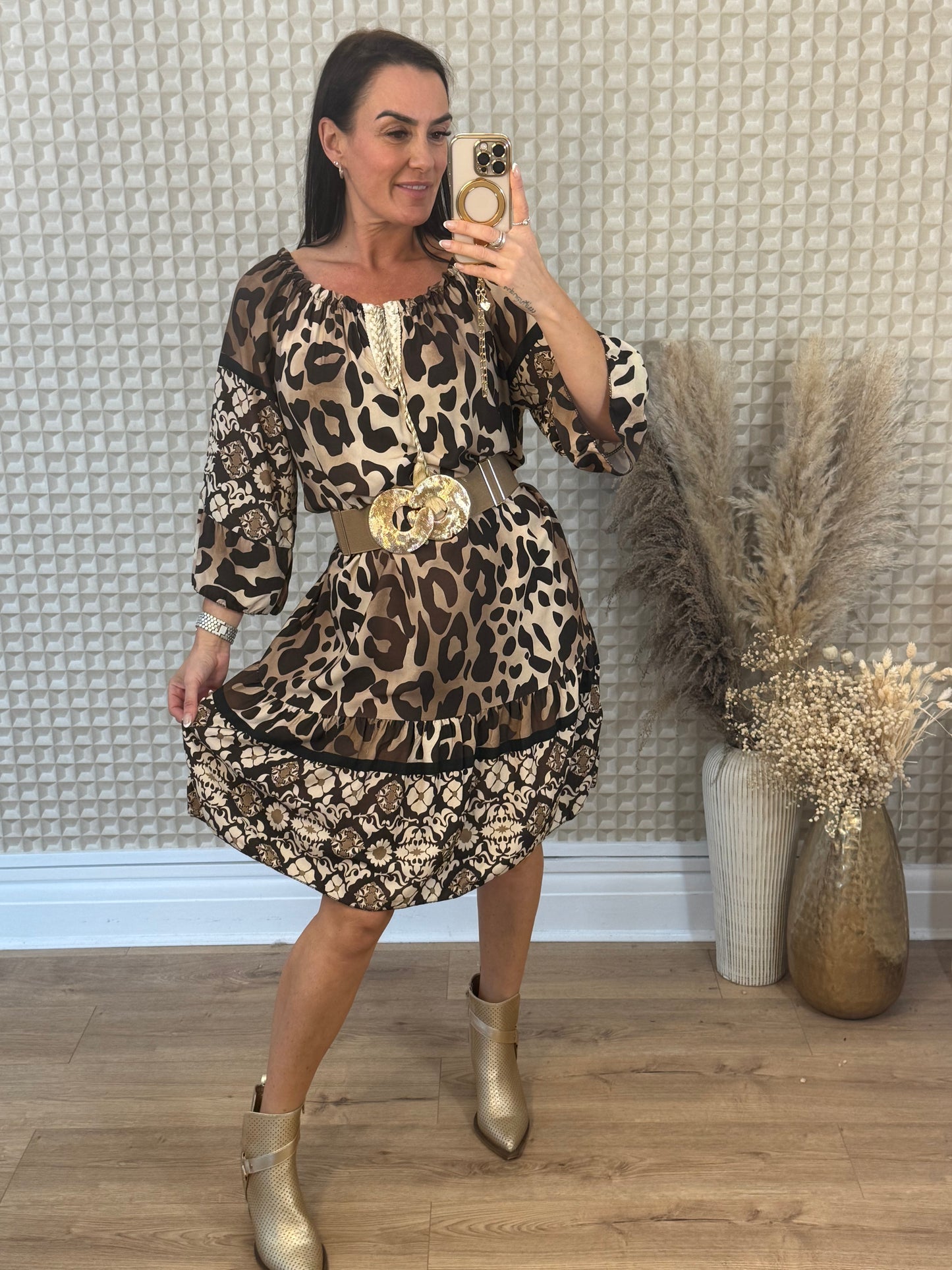 Animal & Flower Dress