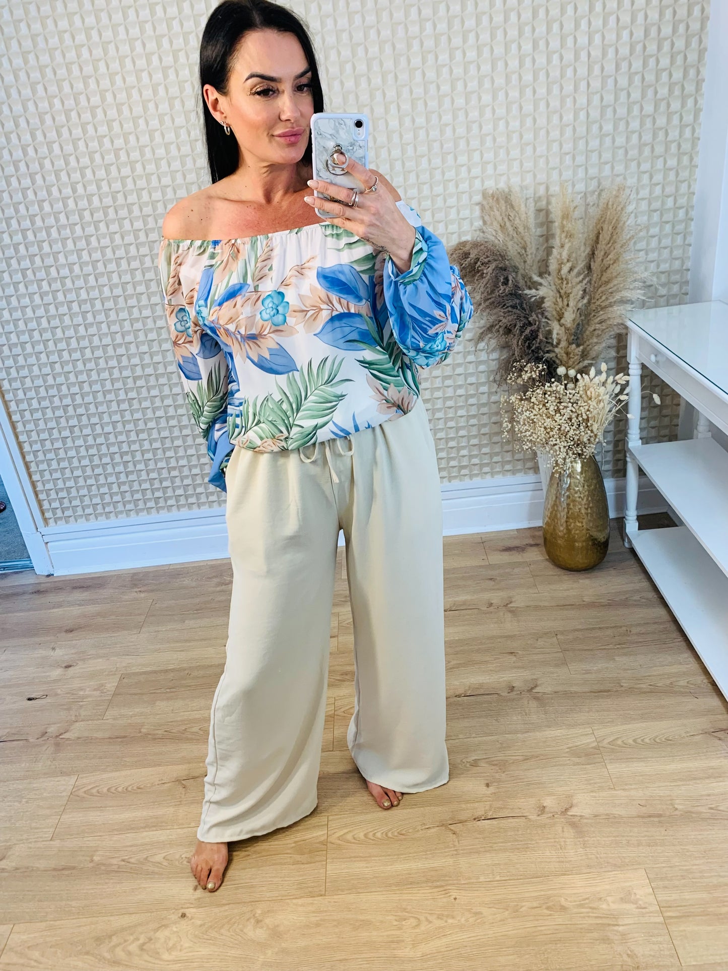 Fern & Flowers Top