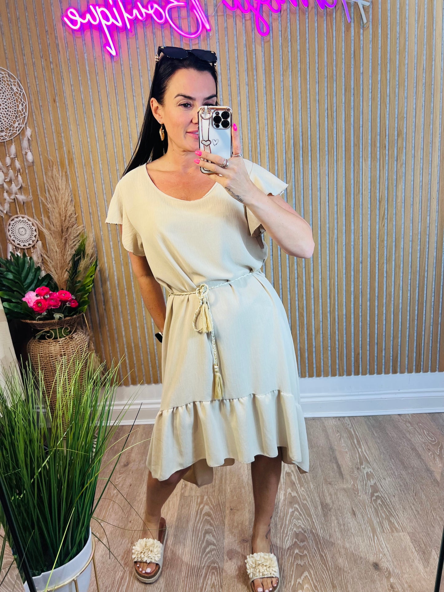 Rope Frill Dress