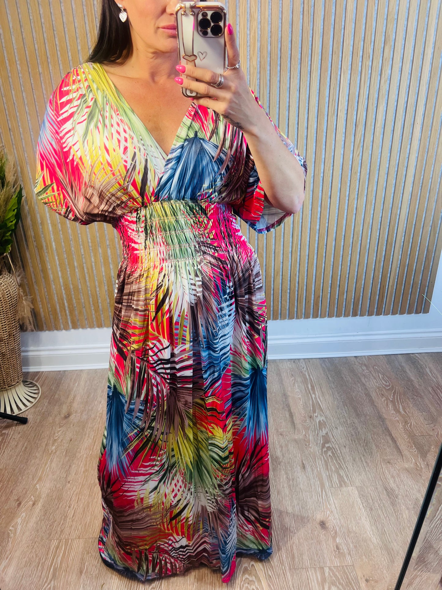 Tropical Palm Dress