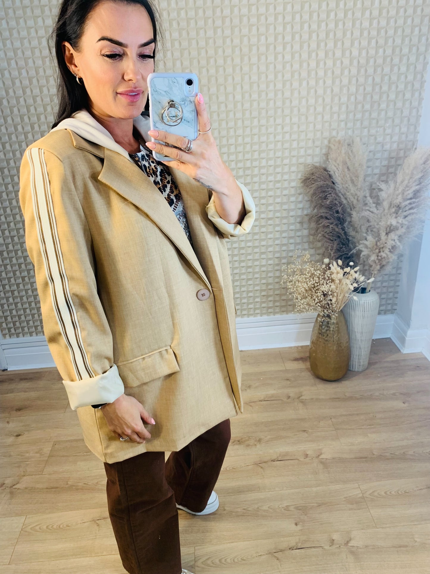 Zeta Hooded Blazer