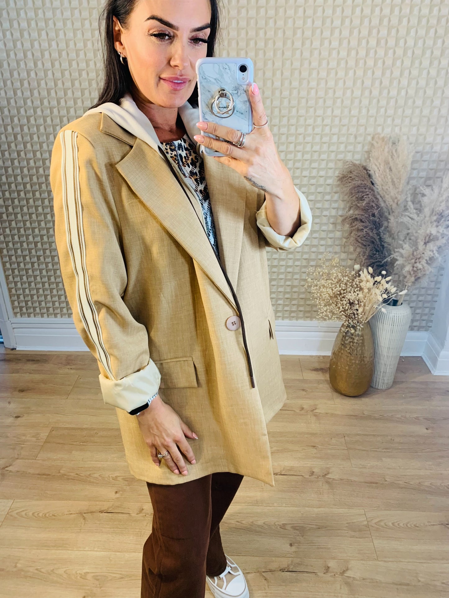 Zeta Hooded Blazer