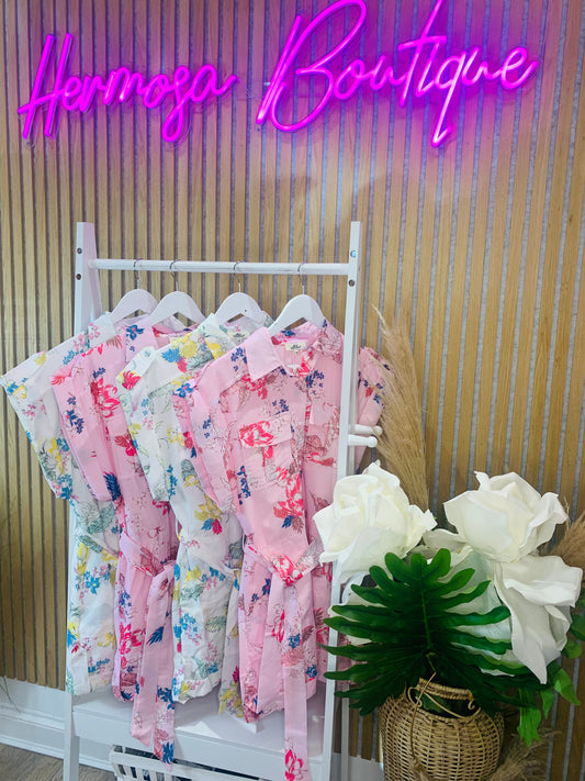 Lily Playsuit Pink
