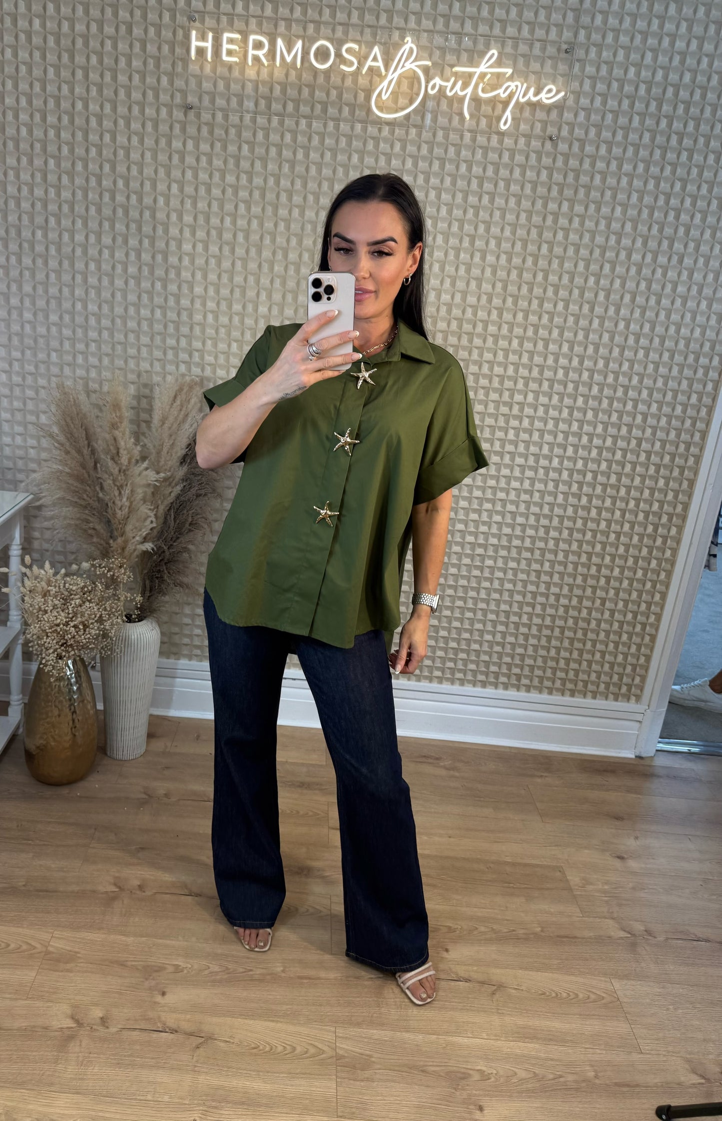 Khaki Starfish Shirt