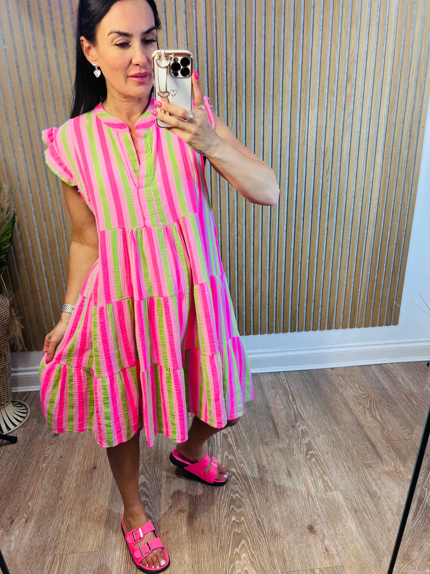 The Nadia Stripe Smock
