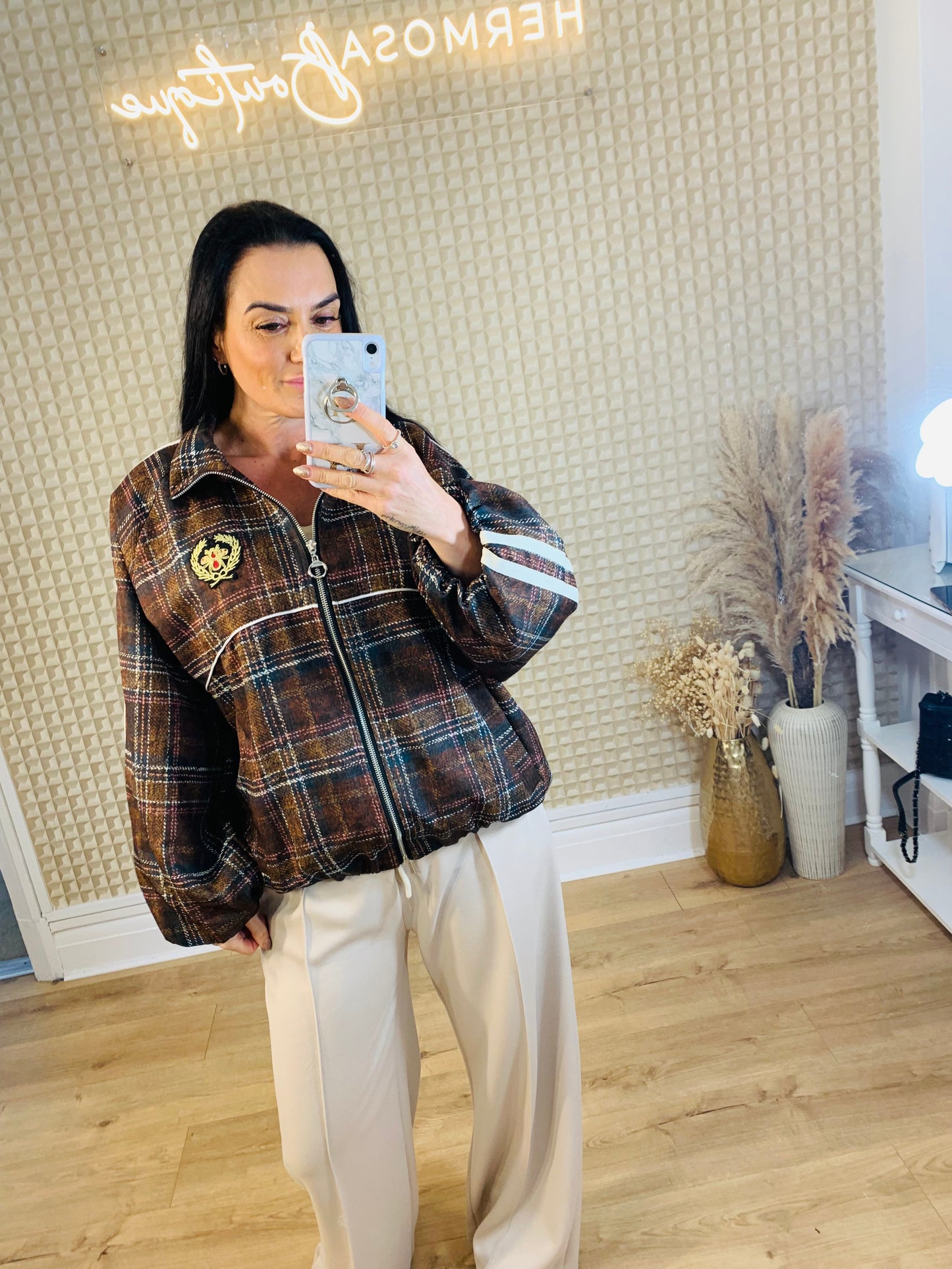 Zeta Plaid Bomber