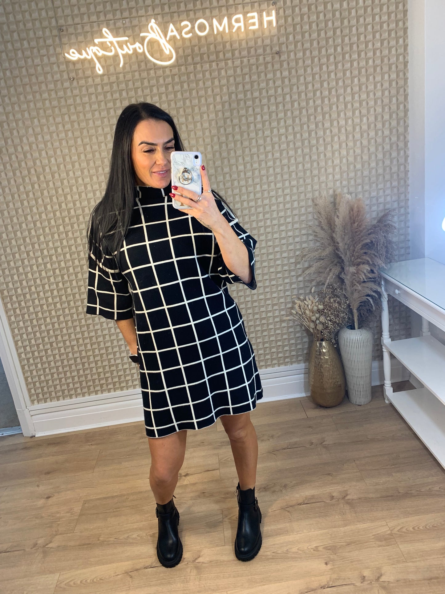 Squares Knit Dress