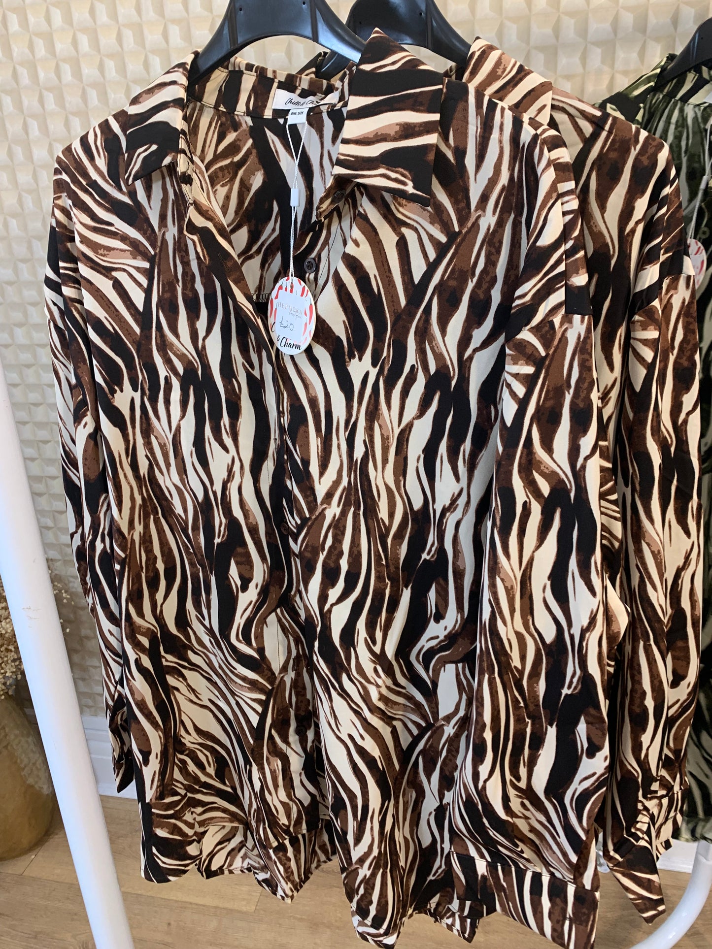 Khaki Zebra Shirt