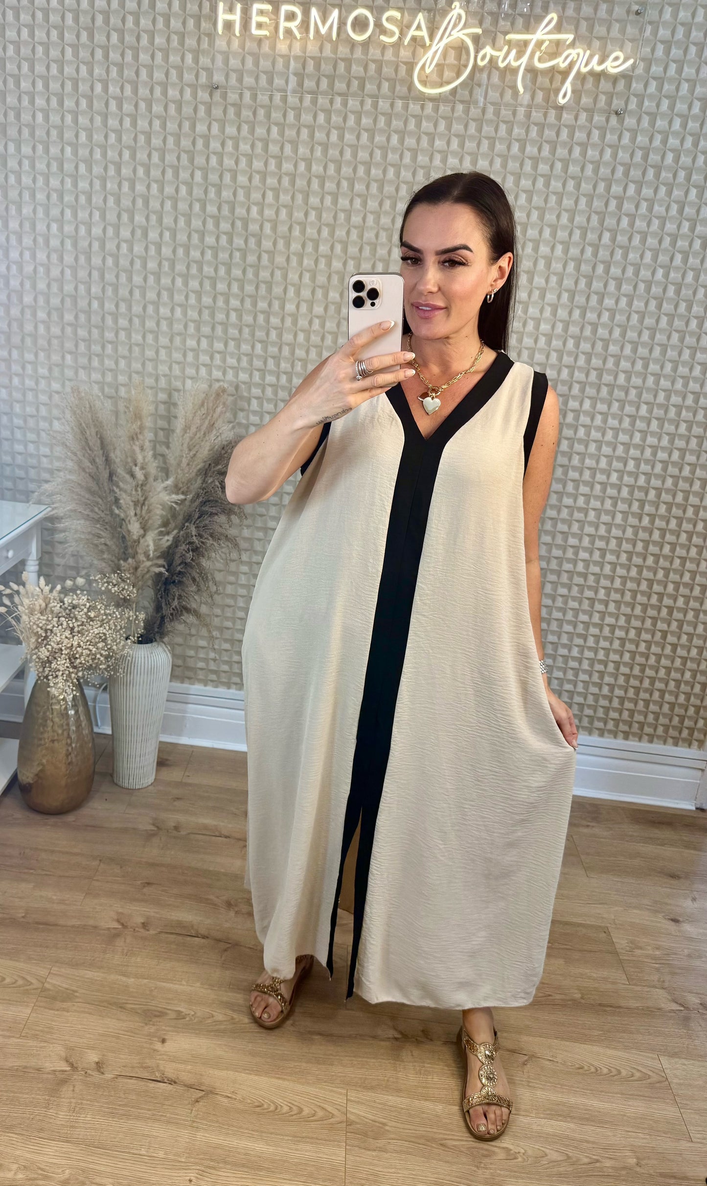 Black & Stone V Dress