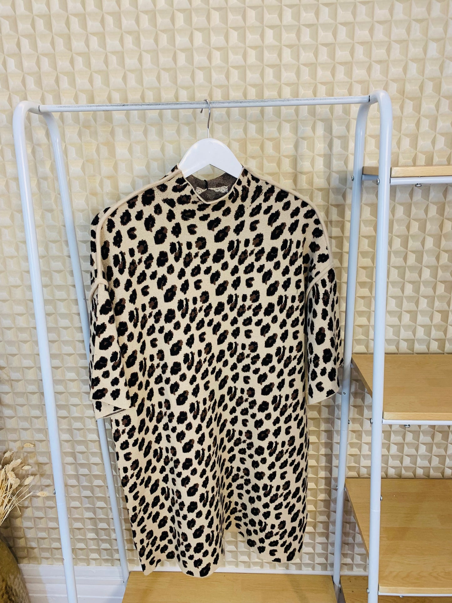 Leopard Knit Dress
