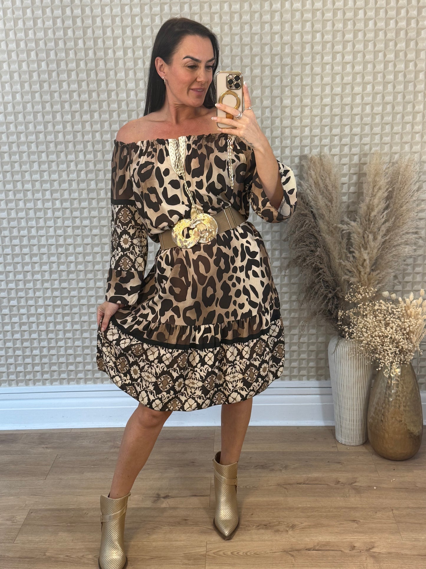 Animal & Flower Dress