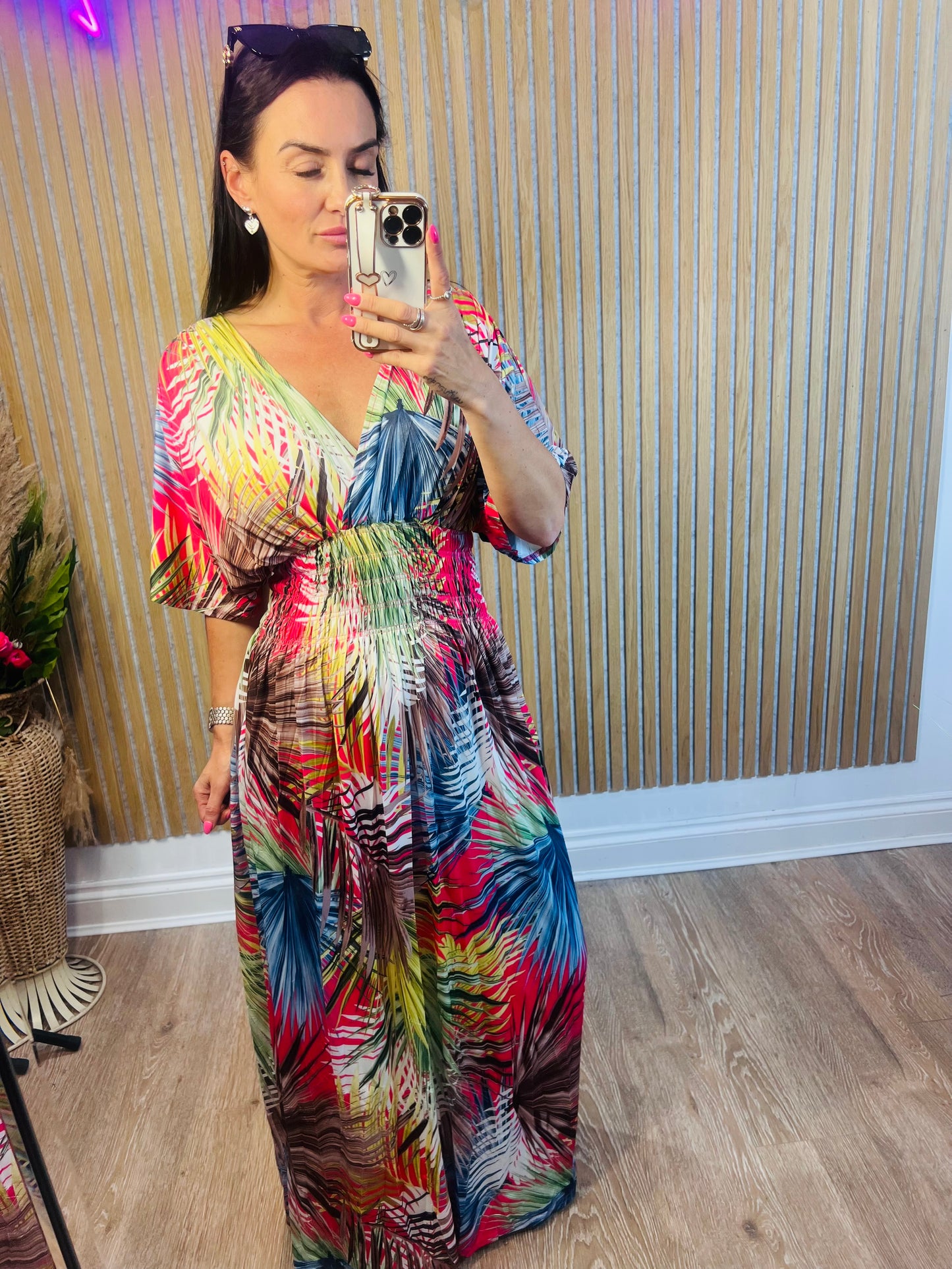Tropical Palm Dress