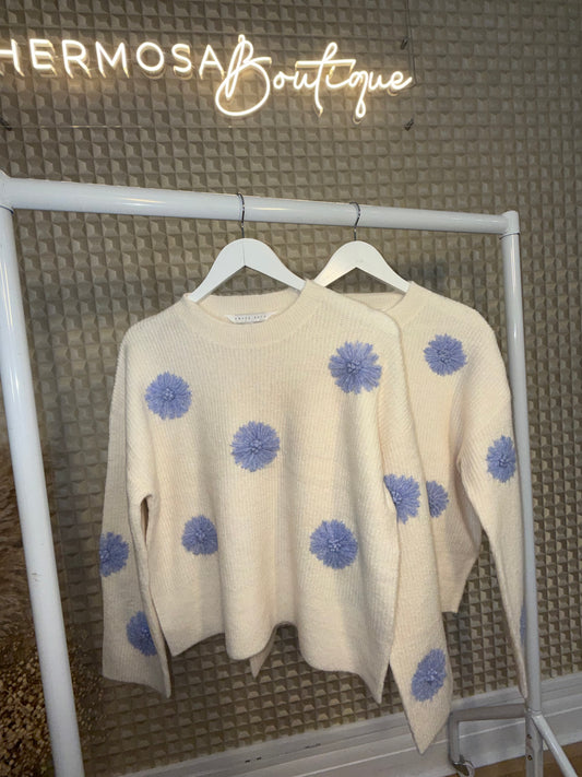 Amara Cornflower Jumper