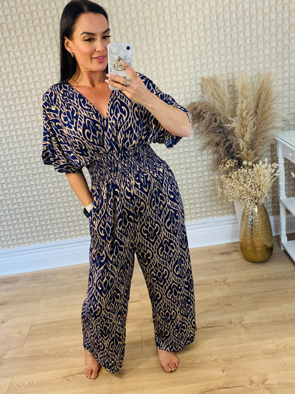 V Neck Jumpsuit