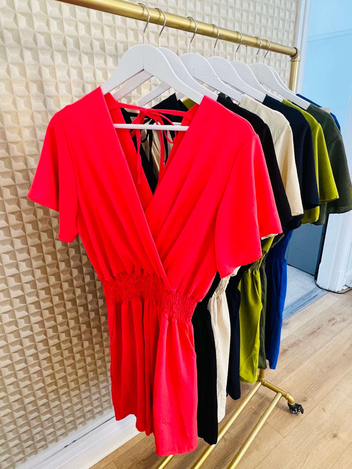 Plain Playsuit