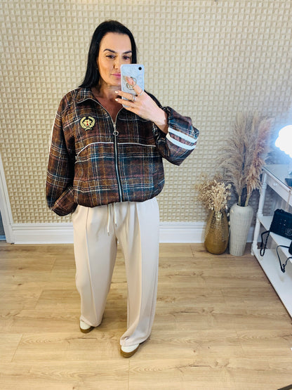Zeta Plaid Bomber