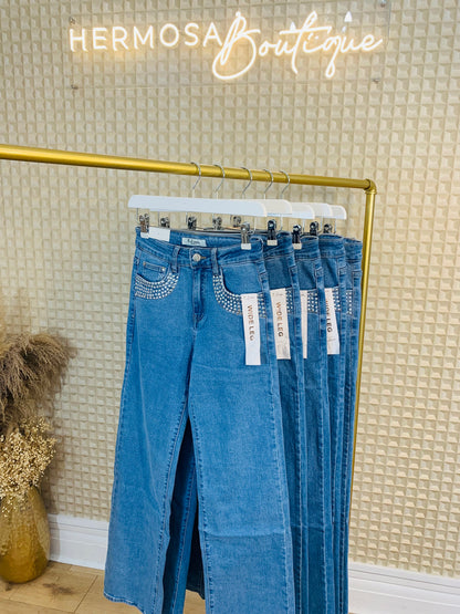 Stud Detail Jeans