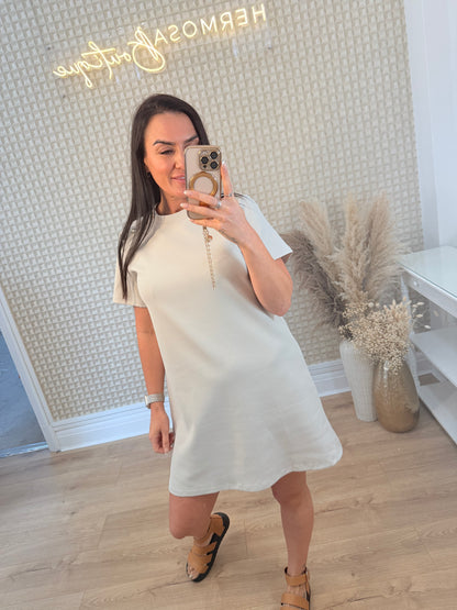 T-shirt Dress Cream