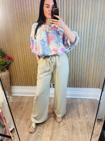 Pattern Flower Top