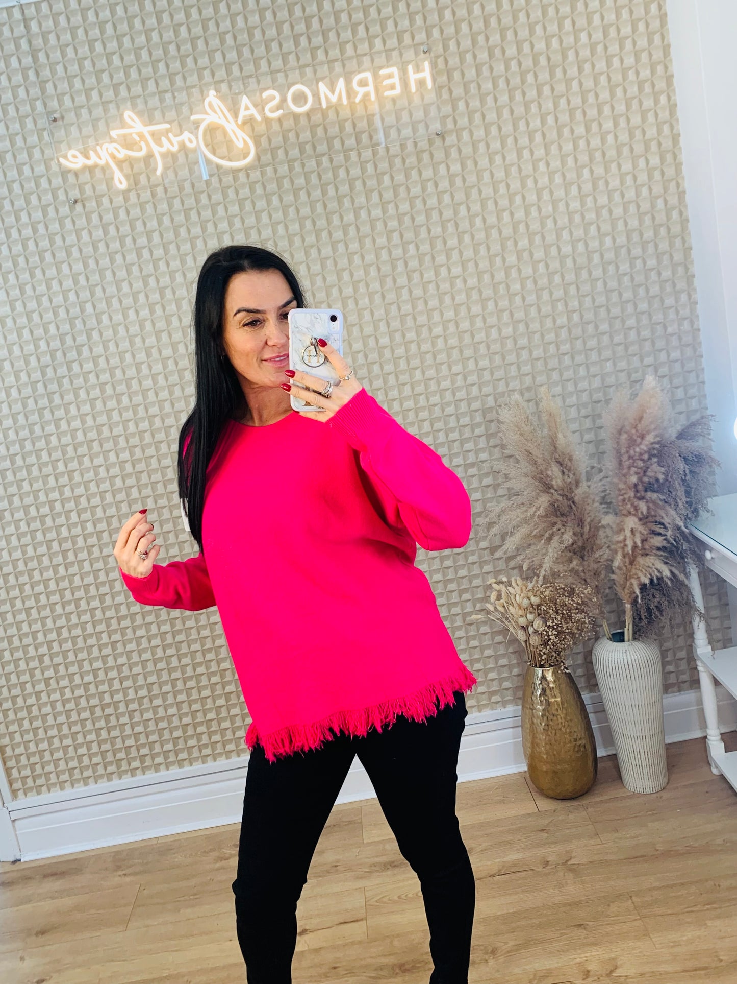 Fringe Edged Jumper