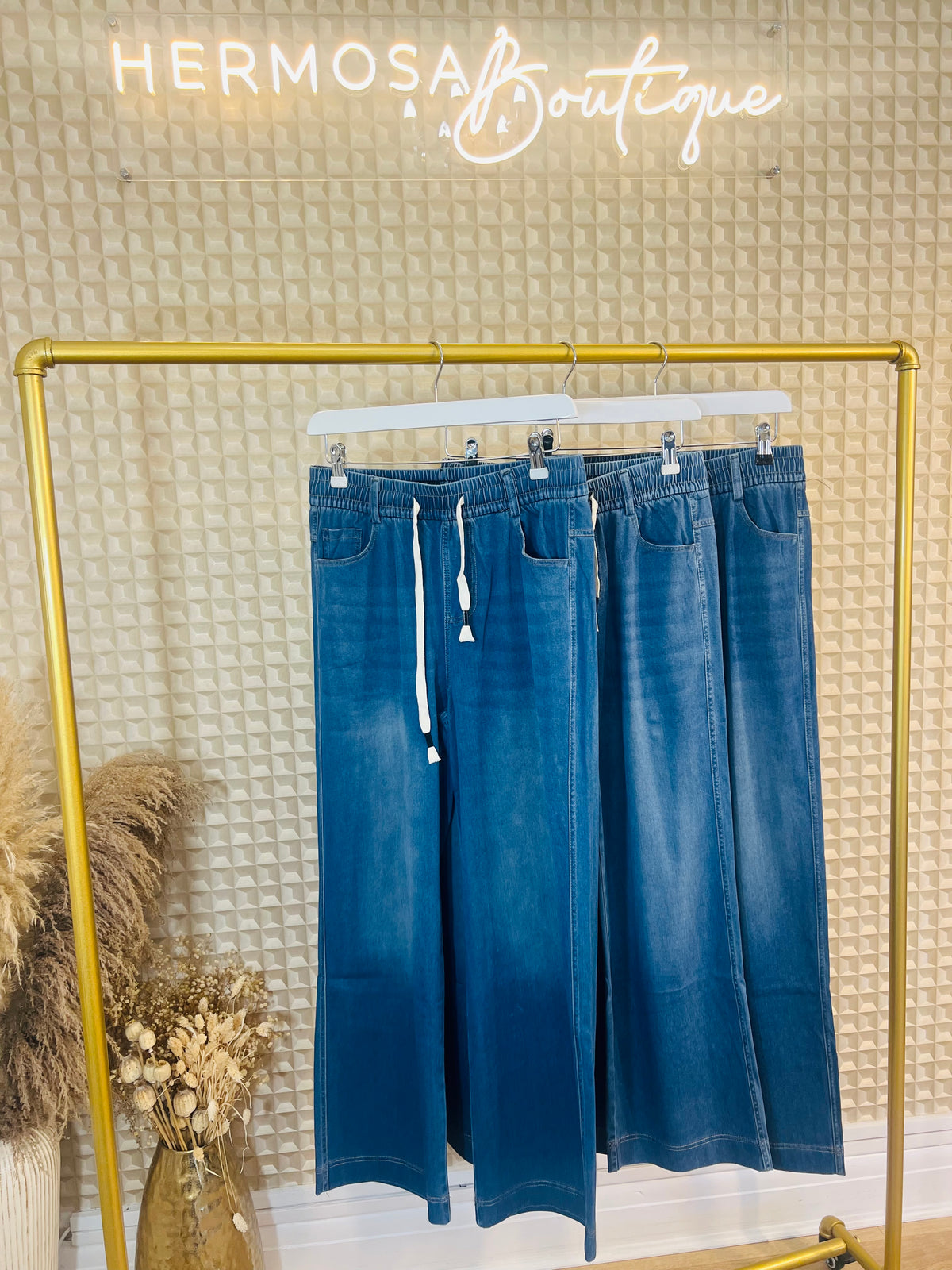 Denim QED wide leg