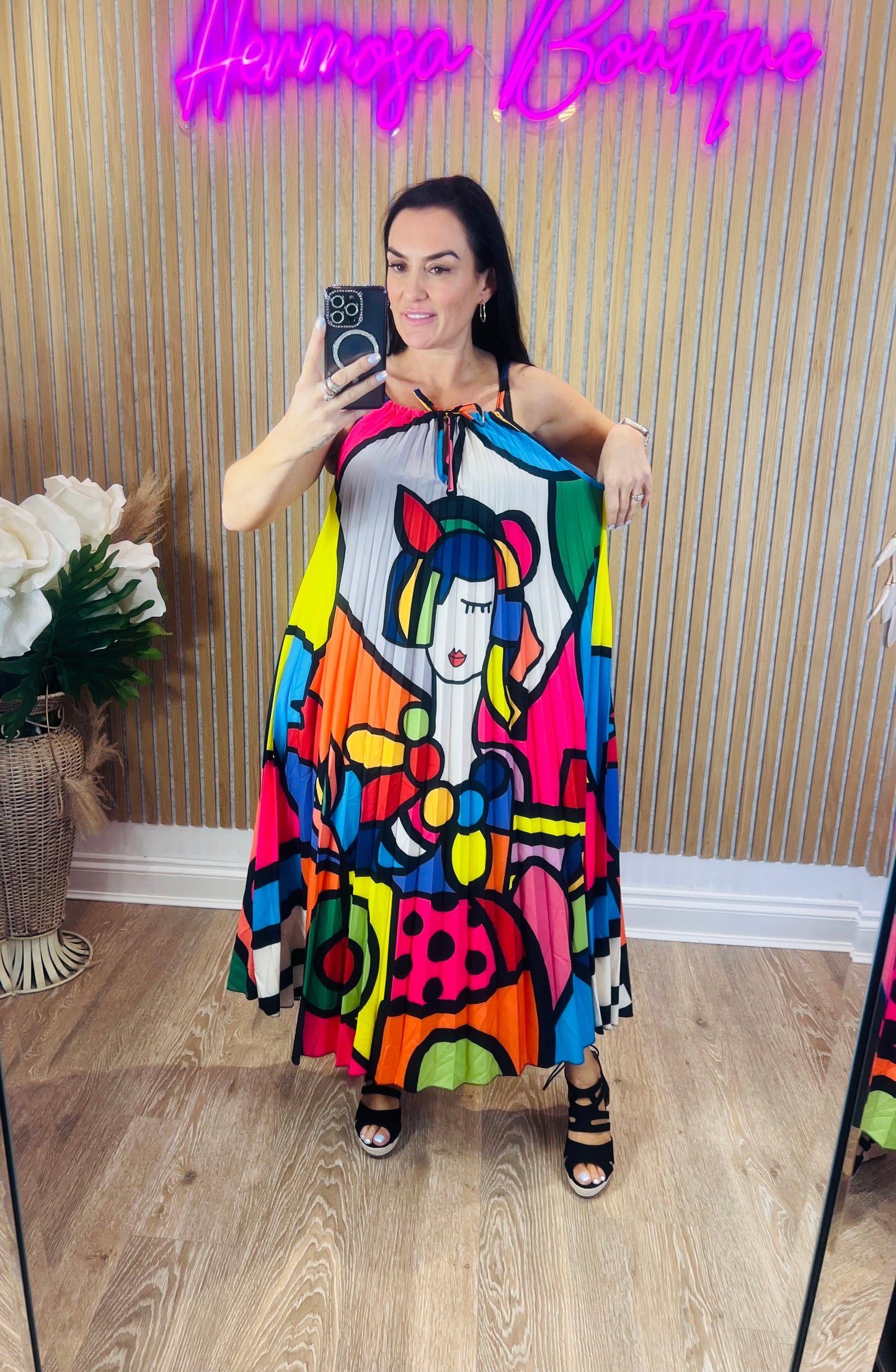 Picasso Pleated Dress