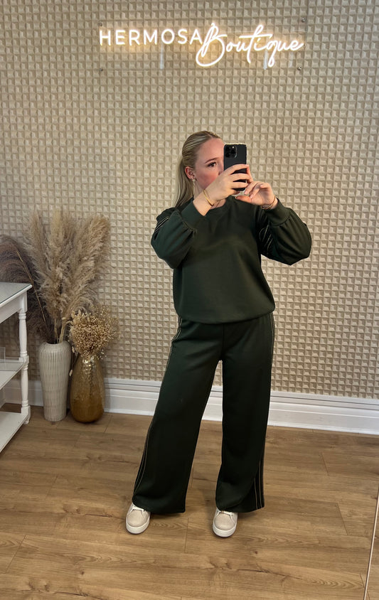 Gold Trim 2 Piece track suit