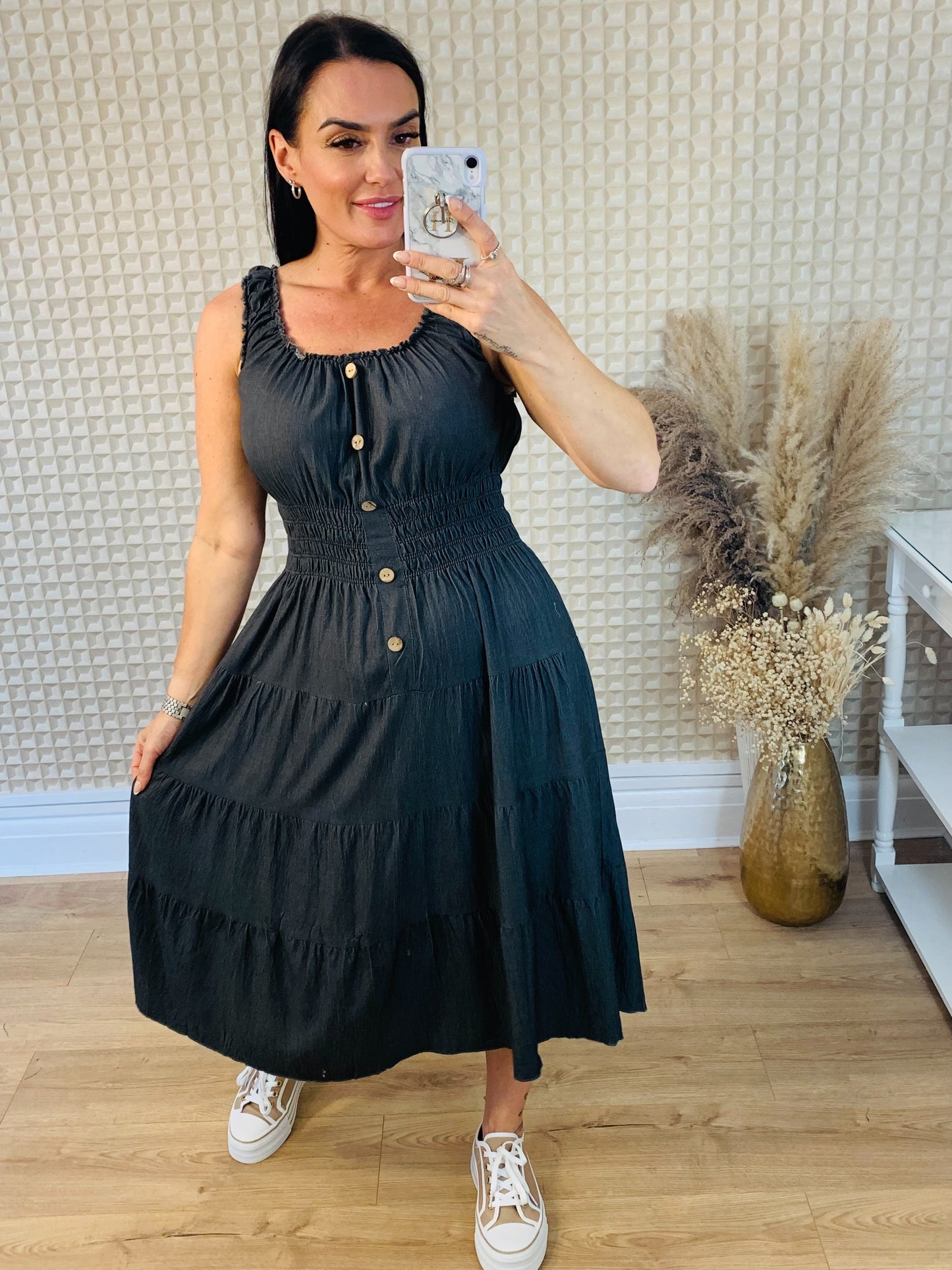 Cotton Denim Style Dress