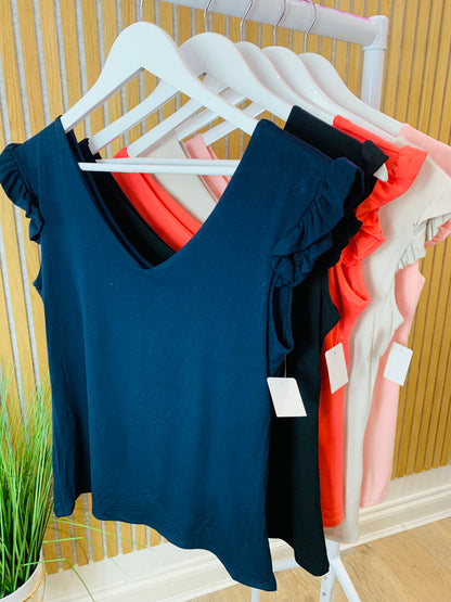 Frill Sleeve Vest