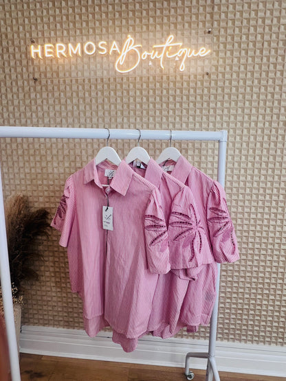 Pink Palm Shirt