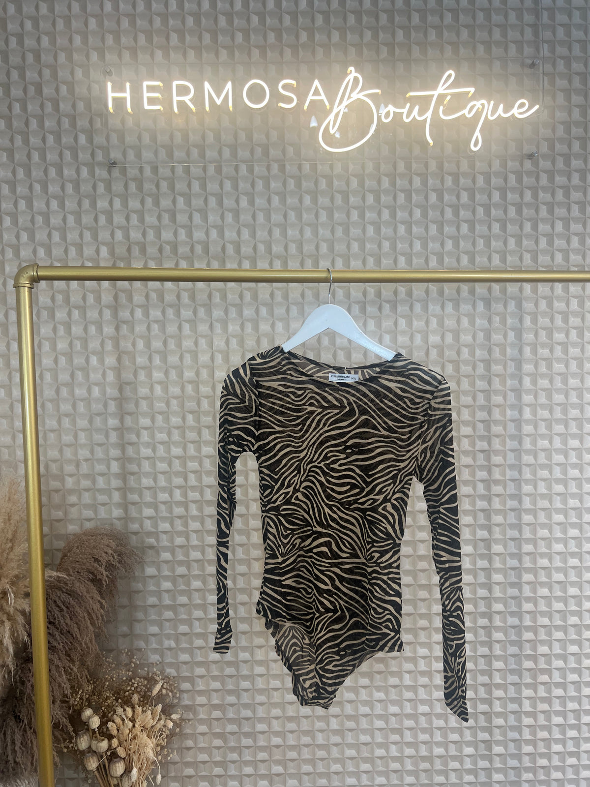 Animal Print Bodysuit