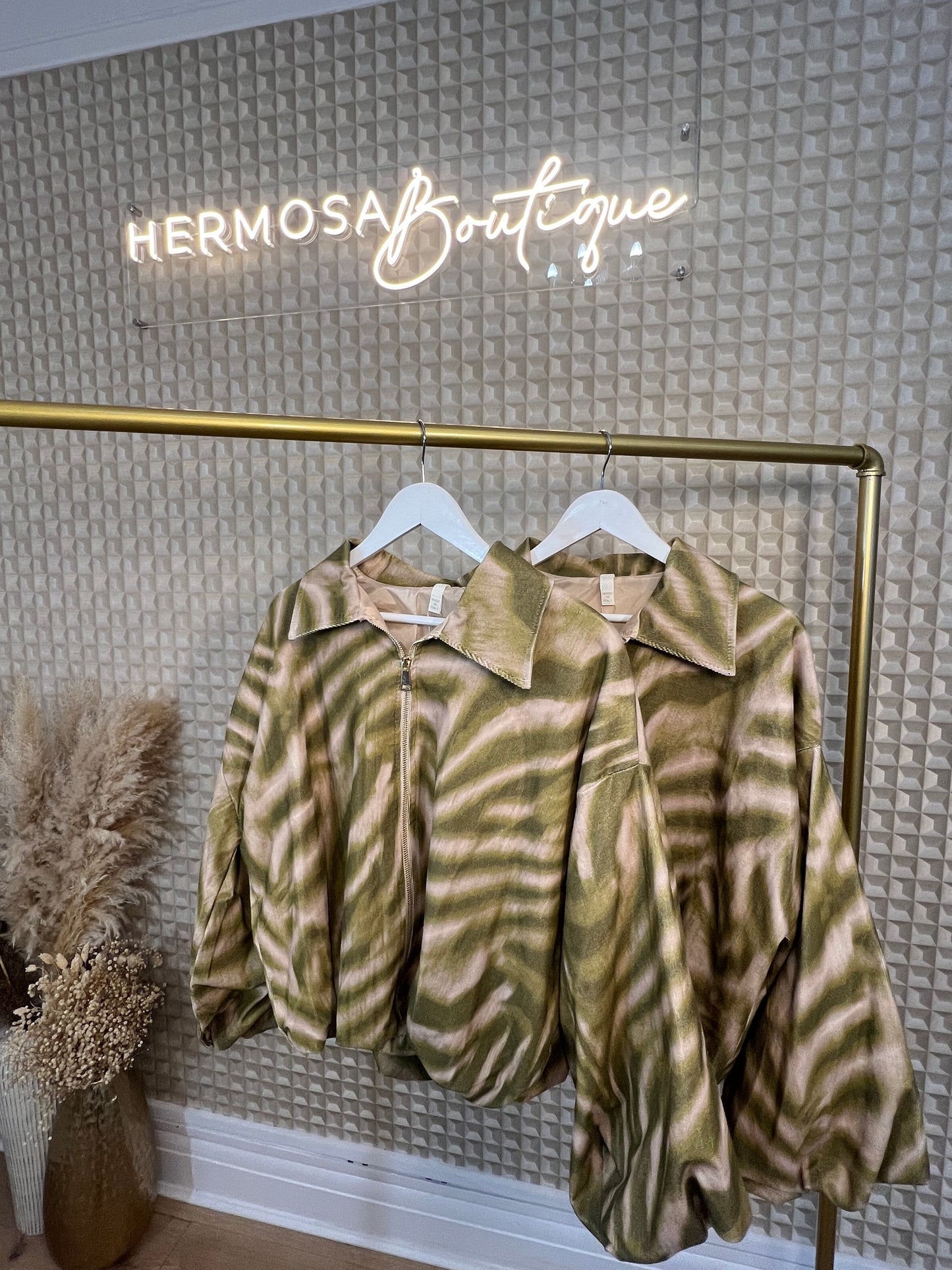 Olive Zebra Jacket