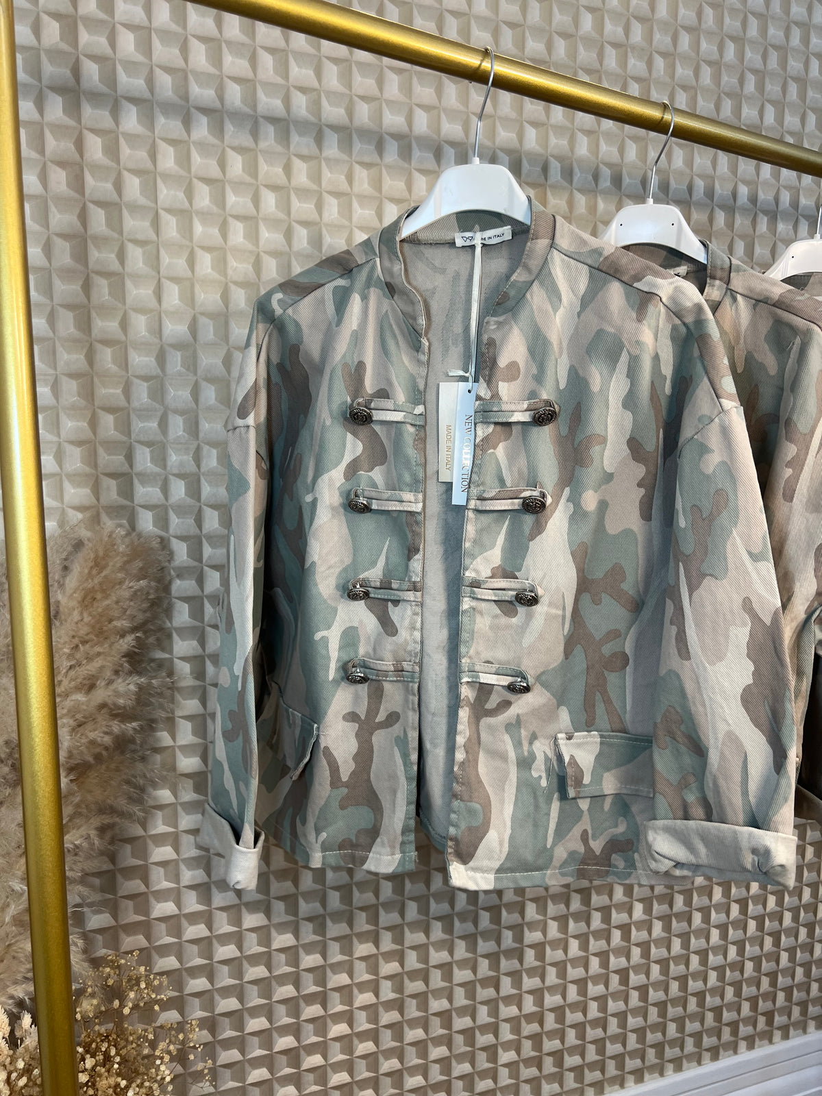 Military Style Camo Jacket
