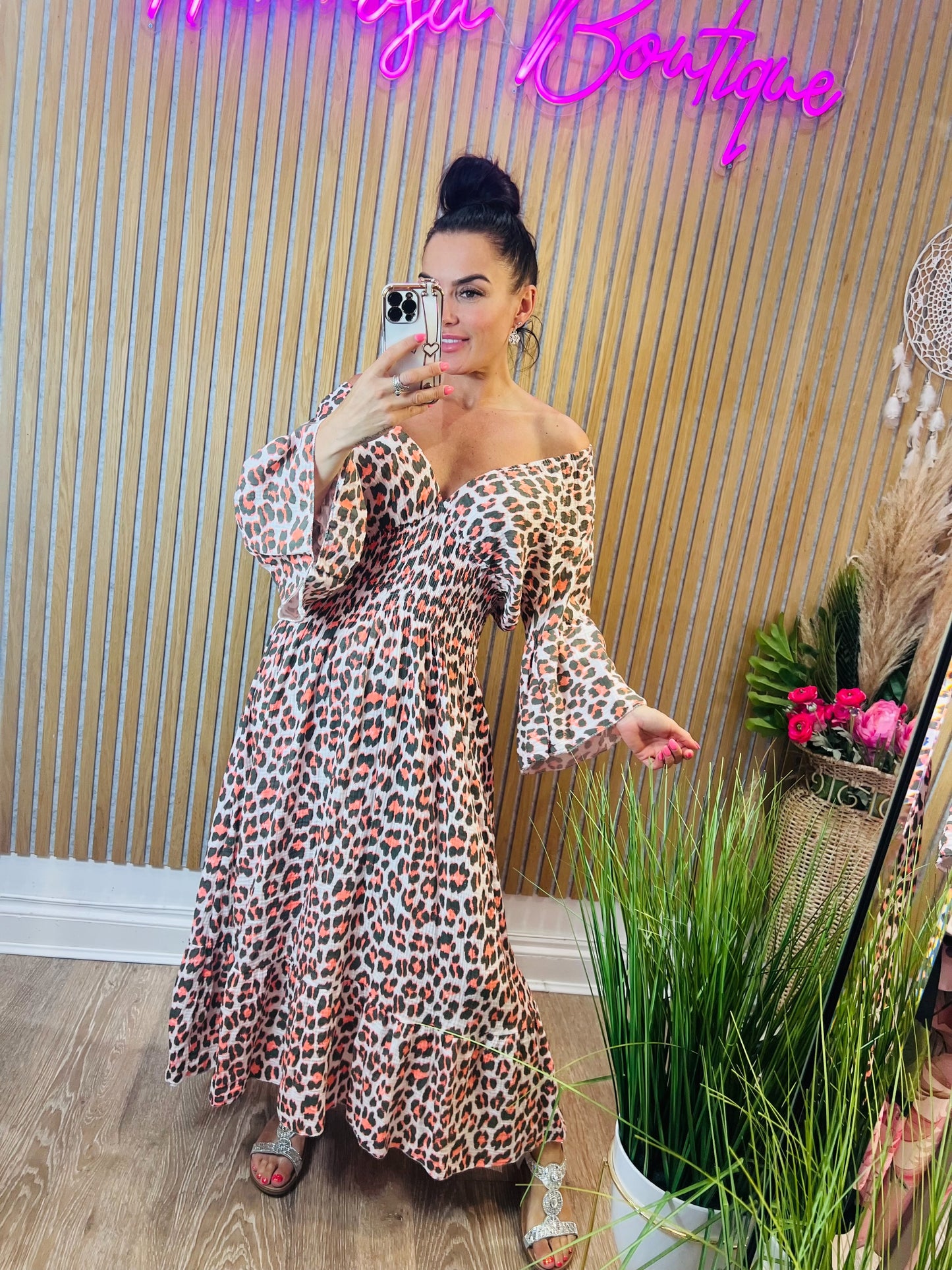 Neon Leopard Maxi