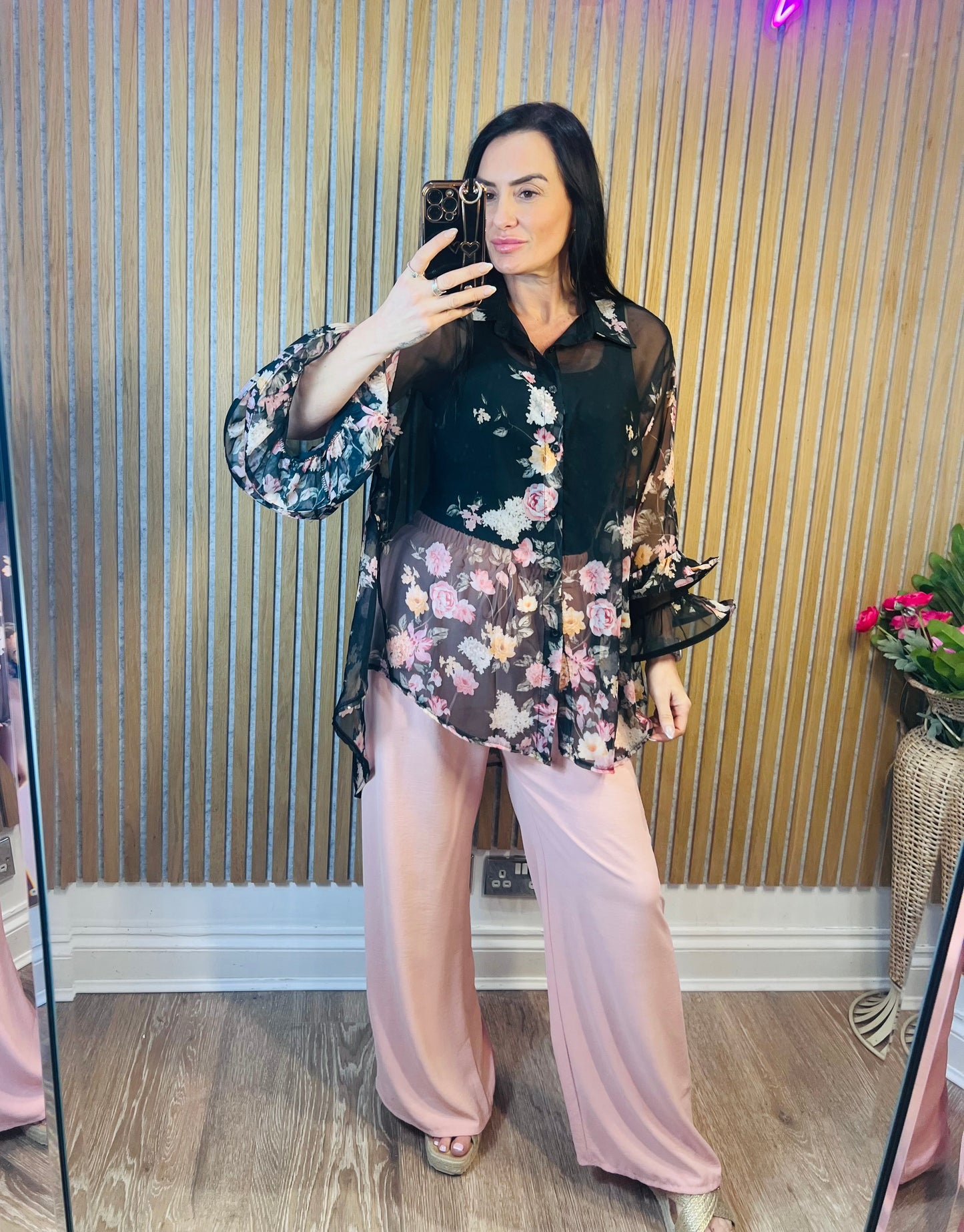 Diverse Chiffon Frill Sleeve