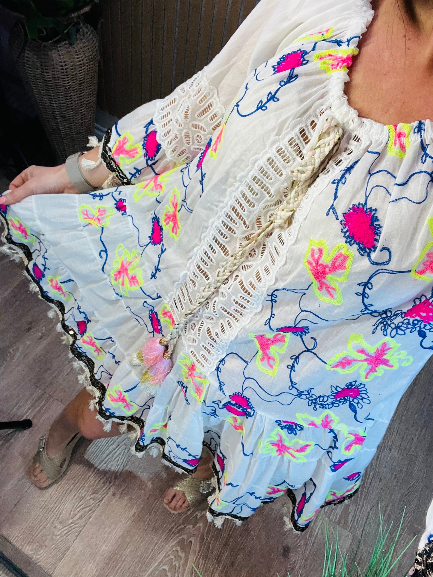Neon Smock Dress