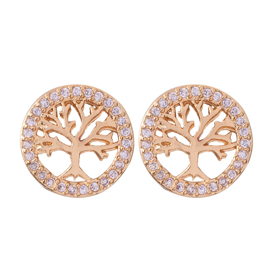 Tree Of Life Silver Earrings