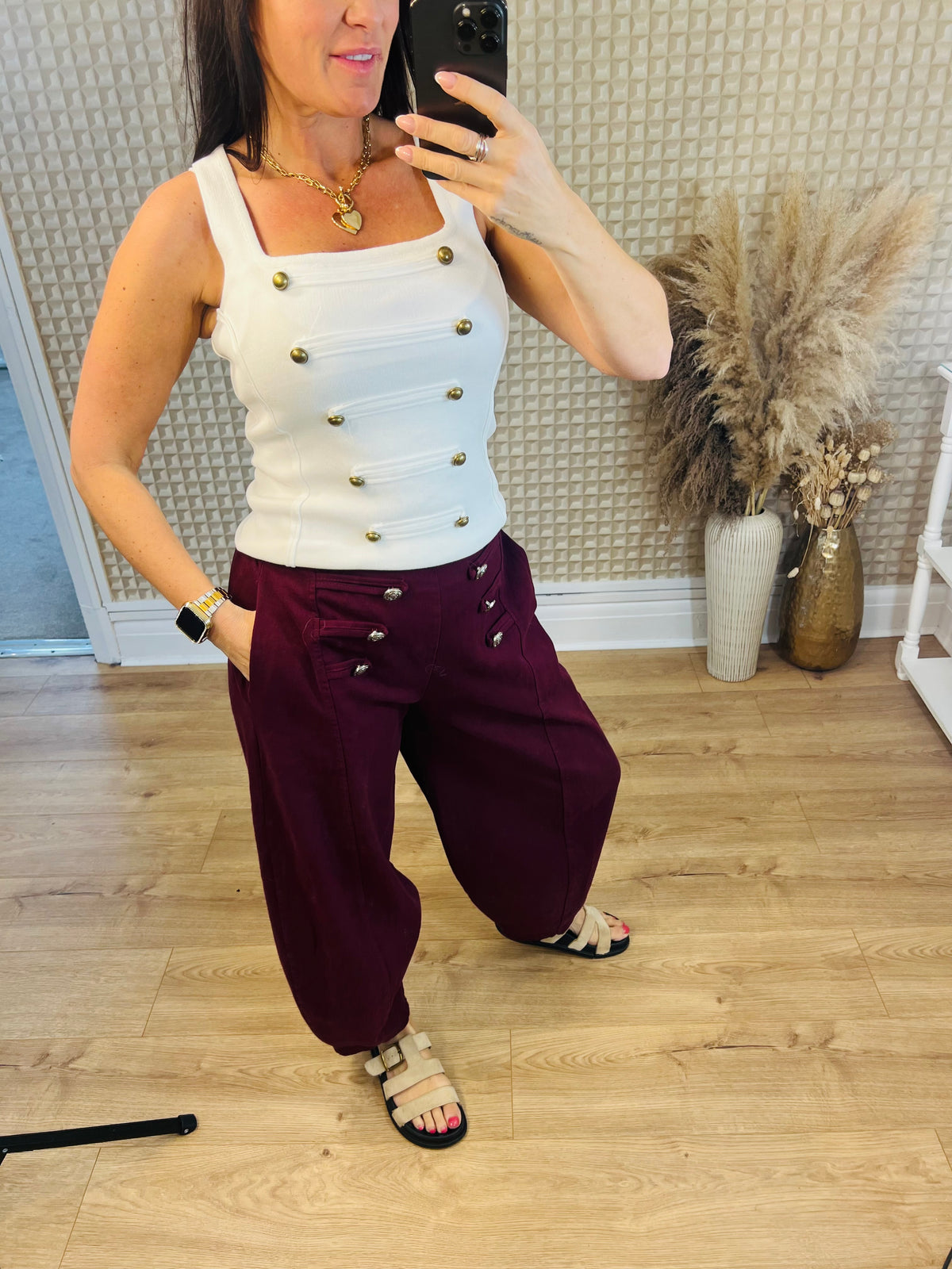 Military Denim Balloon Jeans