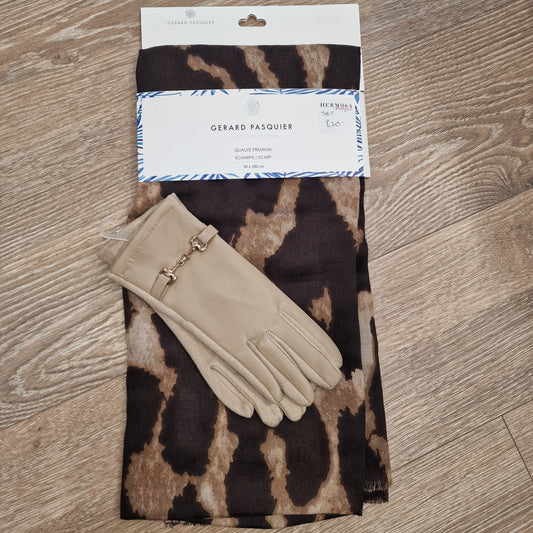 Animal Scarf & Glove Set