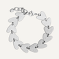 Silver Feathered Bracelet
