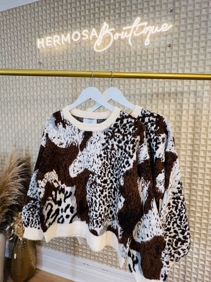 Animal Mix & Sparkle Jumper