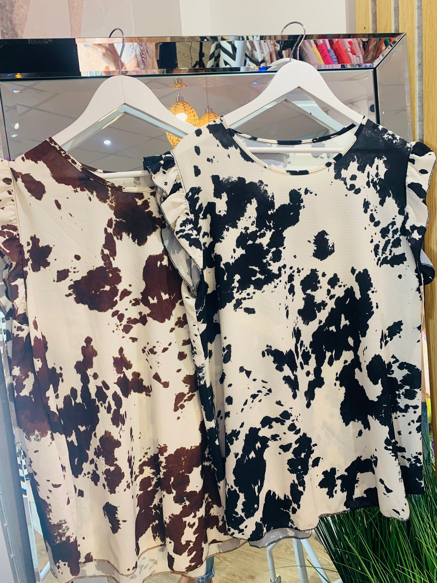 Cow Frill Tee