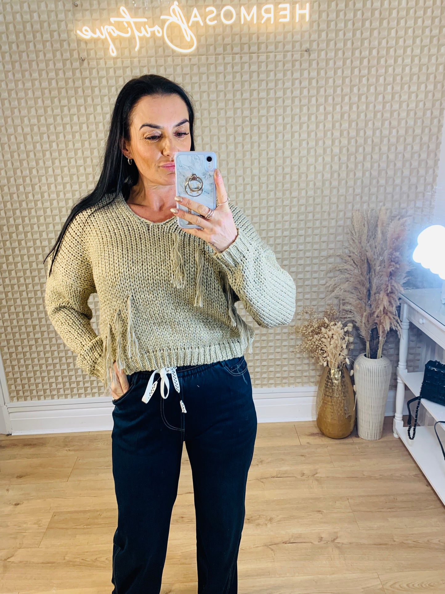 Diverse Metallic Jumper