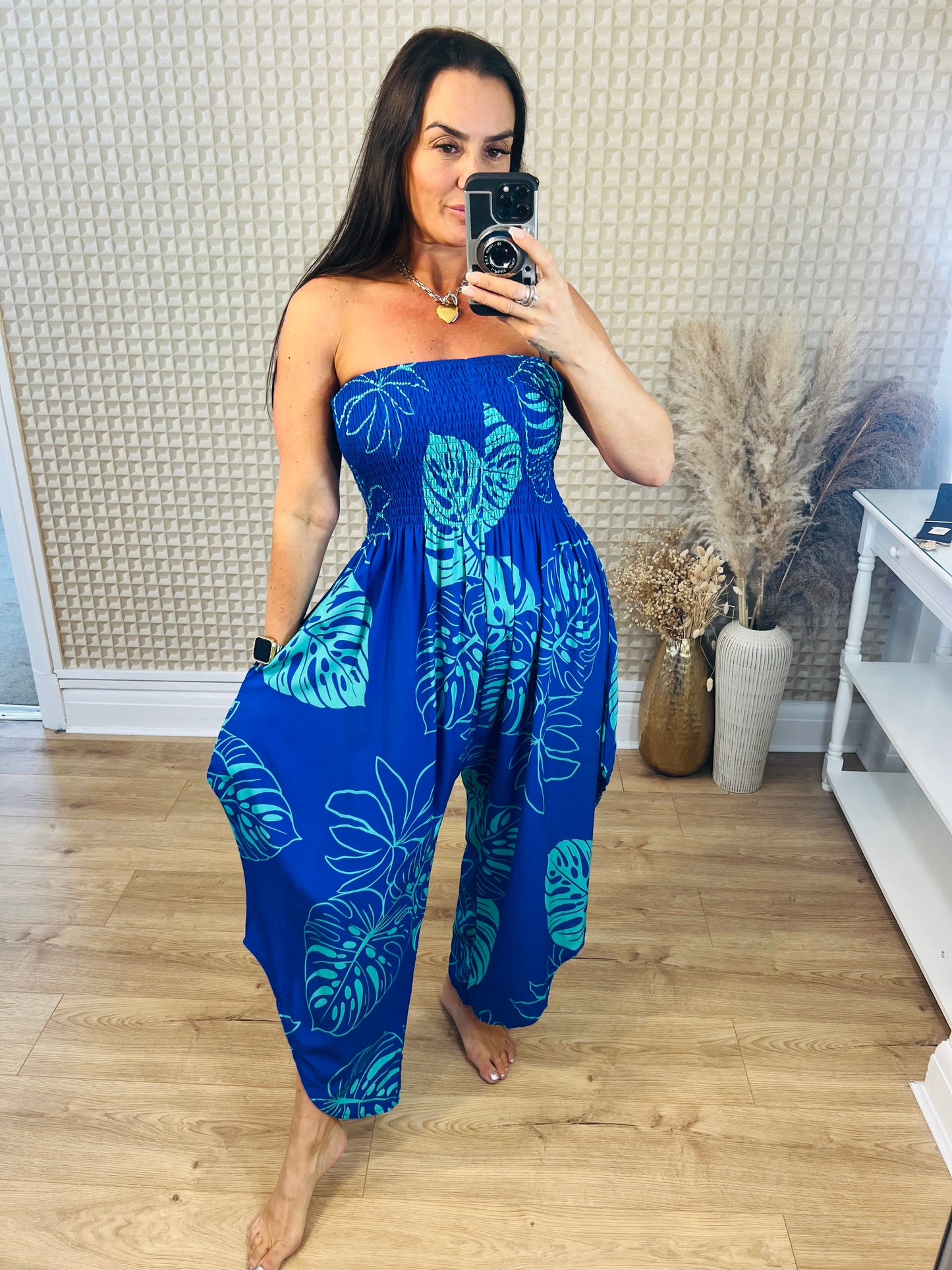 Diverse Palm Jumpsuit