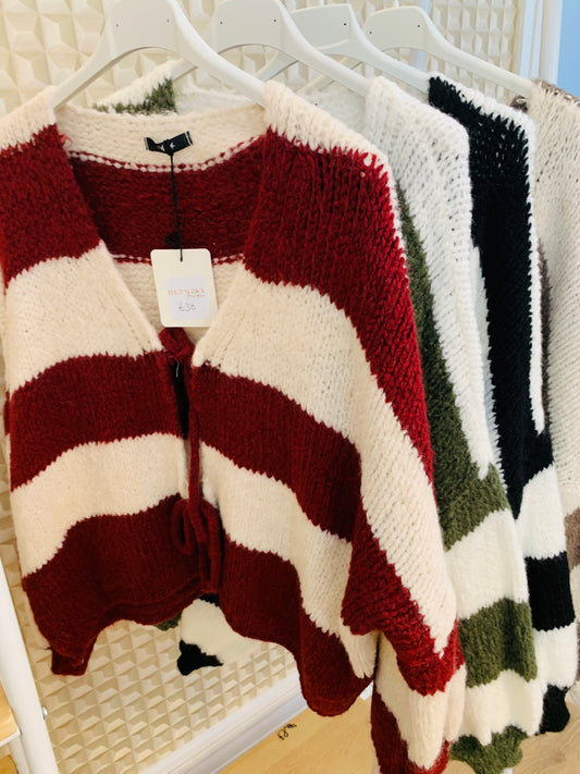 Chunky Striped Cardy