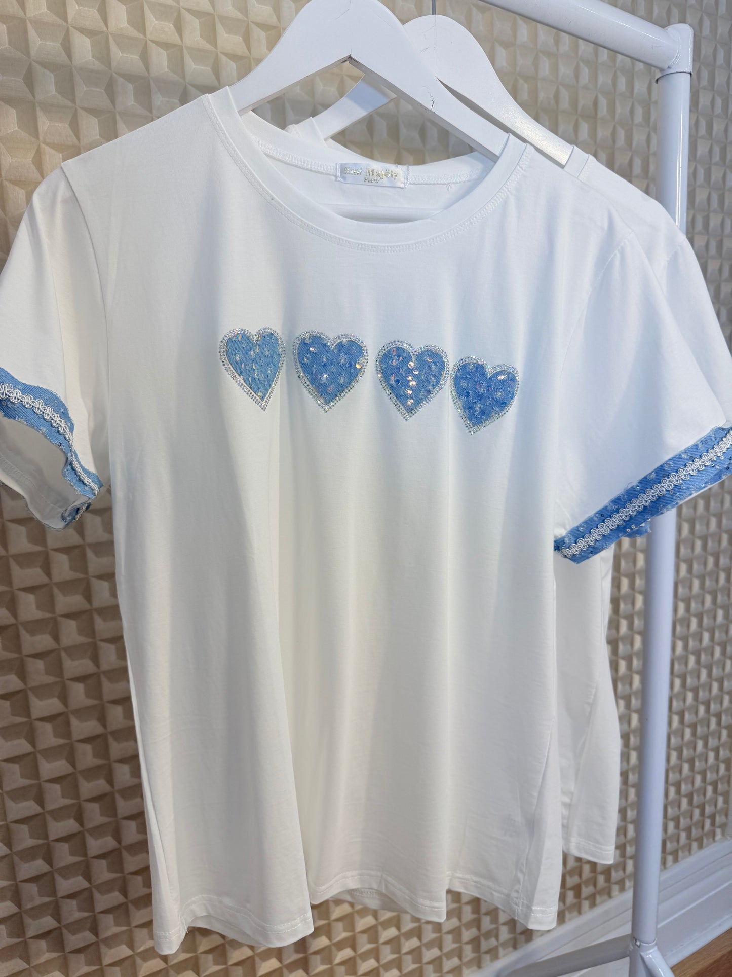 Denim Heart Tee