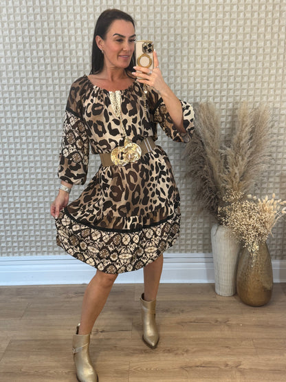 Animal & Flower Dress