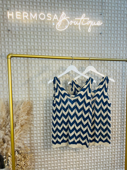 V Knitted Vest
