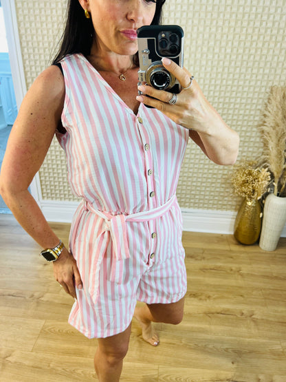 Stripey Playsuit M/L
